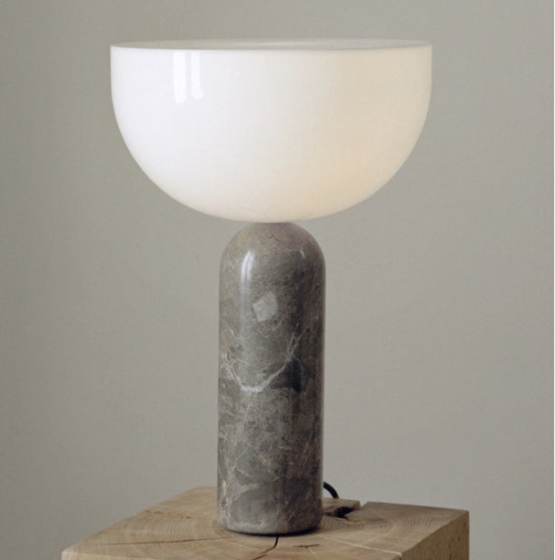 Kizu portable lamp – grey marble